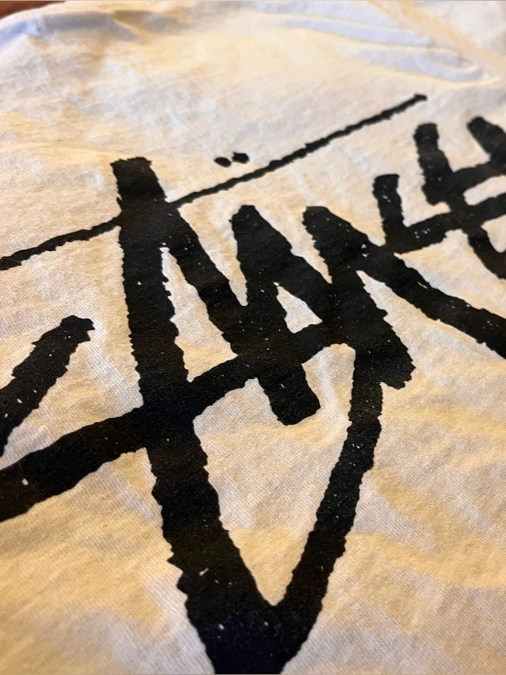 Stüssy Big Stock Tee In The Color Putty - Picture 6 of 6